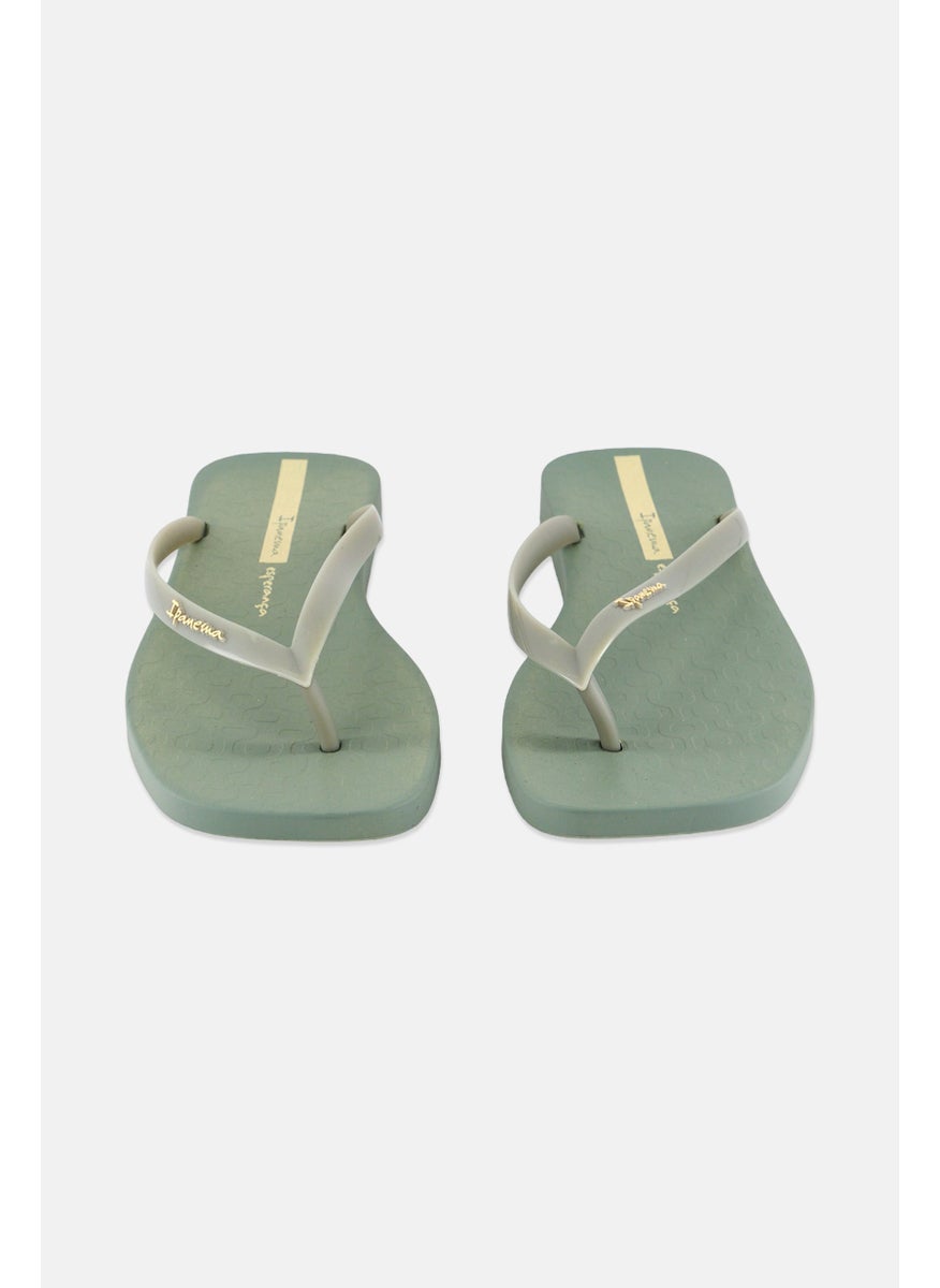 Ipanema Women Slip On Flip Flops, Warm Green  - Image 4