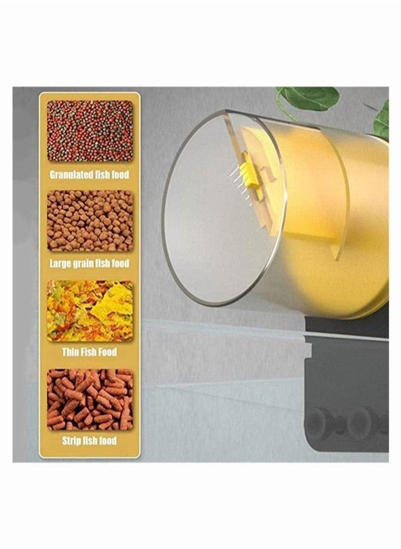 XiuWoo - Automatic Fish Feeder Aquarium Tank Timer Auto Feeder Intelligence Moisture-Proof Food Dispenser 12H / 24H Timer Feeding Mode - Image 1