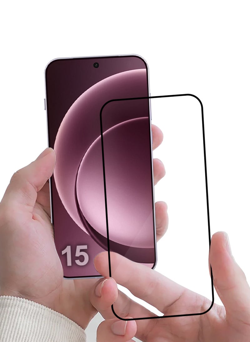 CATANES 2 Pieces Premium Full Cover for OnePlus 15 9H Tempered Glass Screen Protector - Image 3