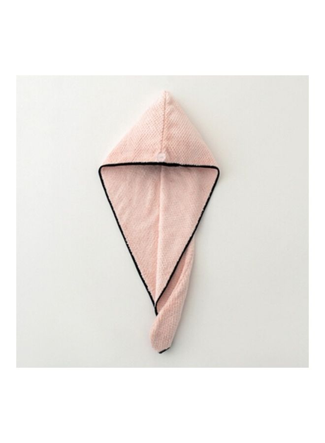 NIBEMINENT Women Quick-drying Thicker Microfiber Bath Towel Pink 10 x 3 8cm - Image 1