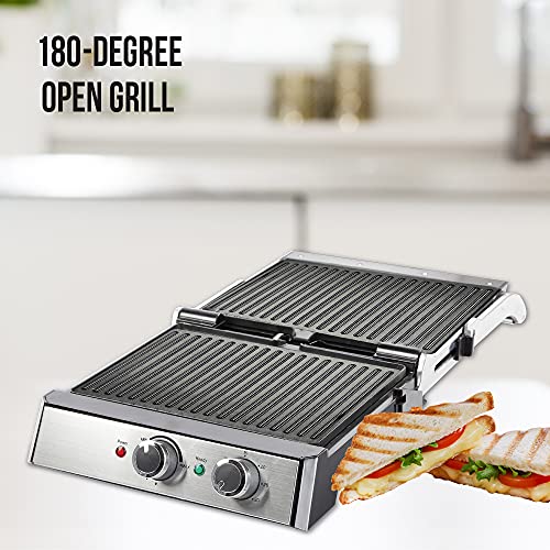 Havells Toastino 4 Slice Grill & Bbq With Timer 2000-Watt Sandwich Toaster (Black) - Image 3