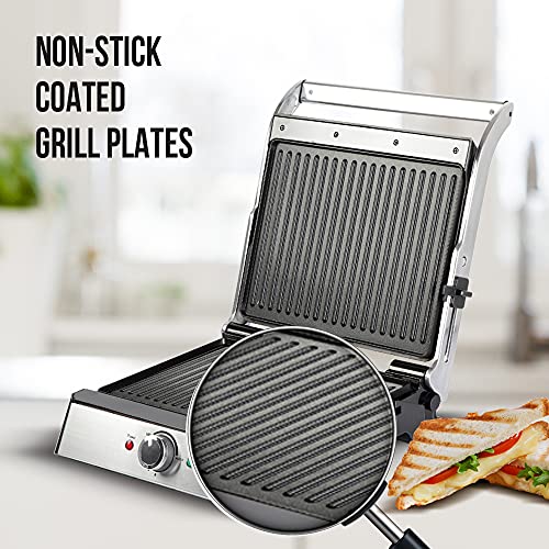 Havells Toastino 4 Slice Grill & Bbq With Timer 2000-Watt Sandwich Toaster (Black) - Image 2