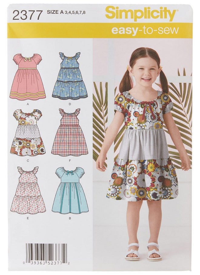 Learn To Sew Patterned Girl'S Dress Sewing Pattern Template Sizes 3 8 - pzsku/Z1CCC660ACB858F24F129Z/45/_/1724479703/61235ae7-0bcd-4f69-84ef-bed2a42b0f1a