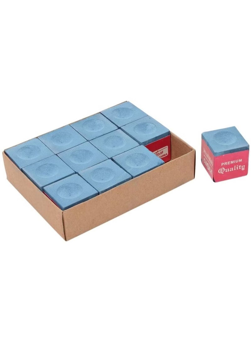 ULTIMAX Billiard/Pool Cue Chalk Box Billiard CHALK, 12 Cubes - Image 1