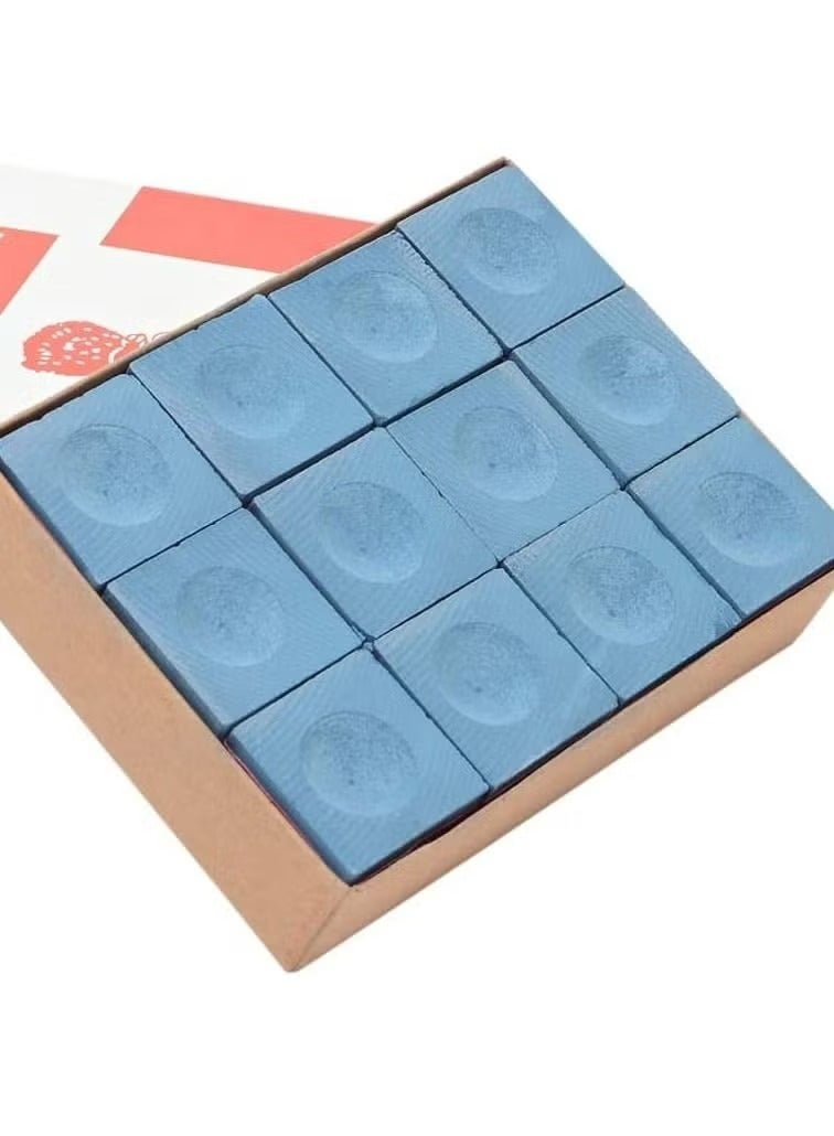 ULTIMAX Billiard/Pool Cue Chalk Box Billiard CHALK, 12 Cubes - Image 2