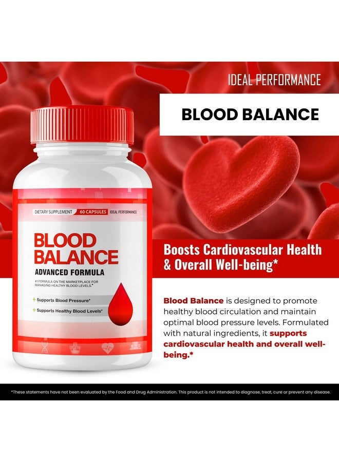IDEAL PERFORMANCE Blood Balance Blood Formula Support Supplement Capsules, Official BloodBalance Pills - Extra Strength, Premium Formula for Healthy Circulation & Stable Levels, All Natural Health Reviews (60 Capsules)  - Image 4