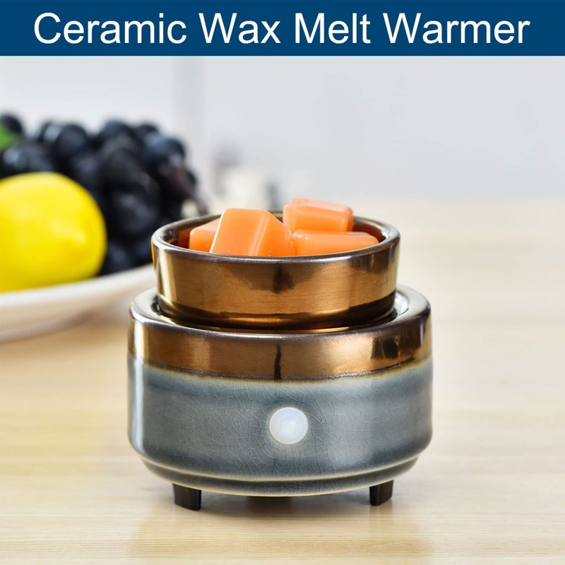 kobodon Ceramic Candle Wax Warmer,Home Fragrance Diffuser, Wax Melter Fragrances Candles Oils, Fragrance Warmer Candles or Wax Melts as Gifts for Mom Grandma Women - Image 3