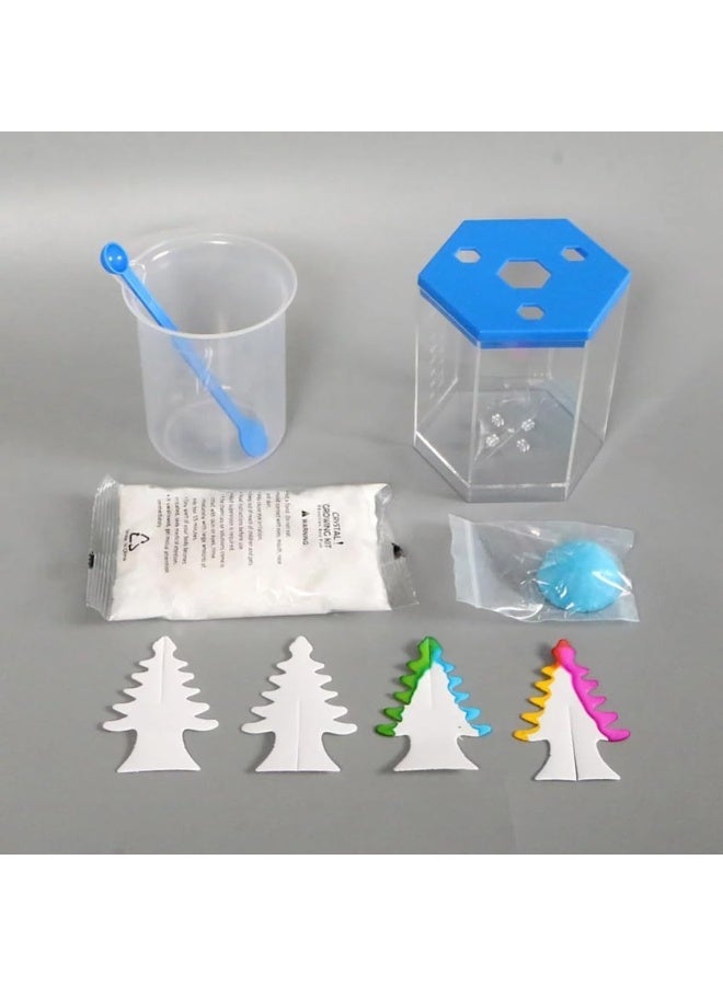 ستيم كريستال العلوم تجربة كيت - دي تزايد مجموعة للأطفال-الجذعية الكيمياء مختبر مع الملونة 3 د الاستكشاف - Image 2