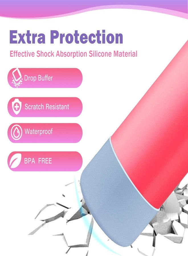 LUCKINEE 2Pcs Protective Silicone Boot Bottom Base for Owala FreeSip Twist and Flip Flask 24OZ, and Compatible with Stanly Cup Tumbler 20-40oz and More Bottles with Bottom Diameter 2.8-2.95inch - Image 4