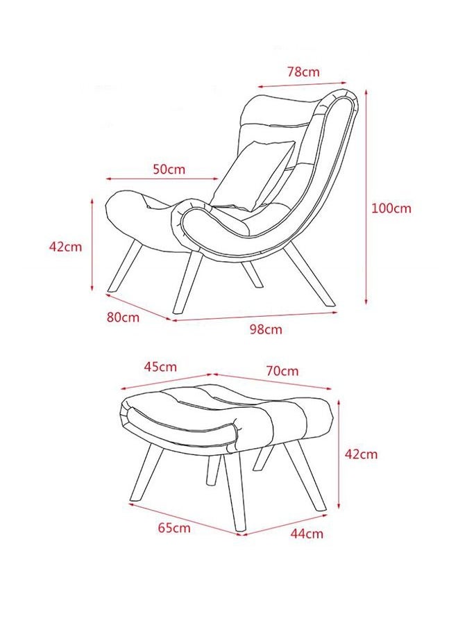 Recliner Chair Sofa Recliner Chair Modern Relaxing Recliner Chair Lazy Boy Chair Sofa Armchair Chaise Lounge Office Chair Comfy Side Couch Chair for Living Room Balcony Bedroom Home Office