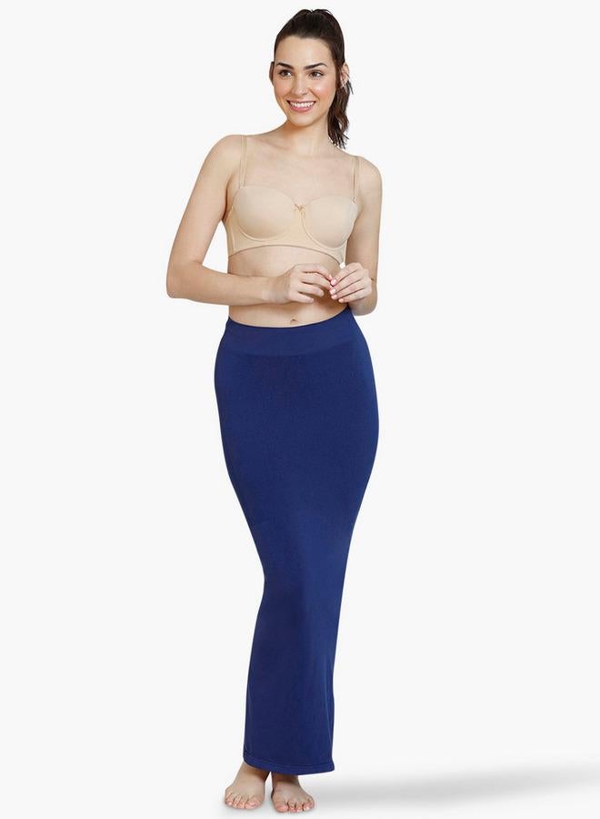 Zivame Waist & Tummy Medium Control Shapewear Petticoat with Drawstring Closure and Slit - Image 4