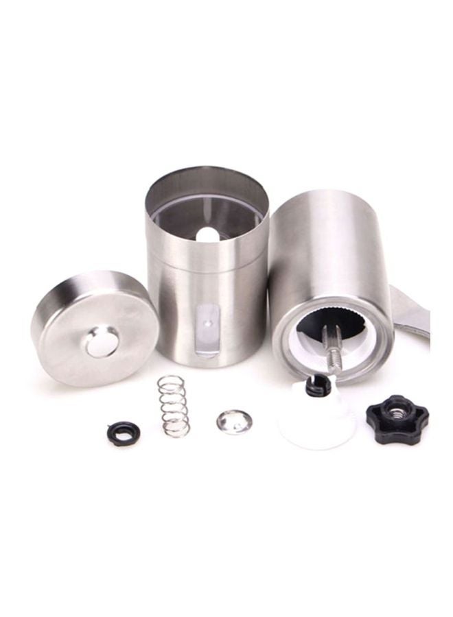 NIBEMINENT Stainless Steel Manual Coffee Grinder Silver - Image 2