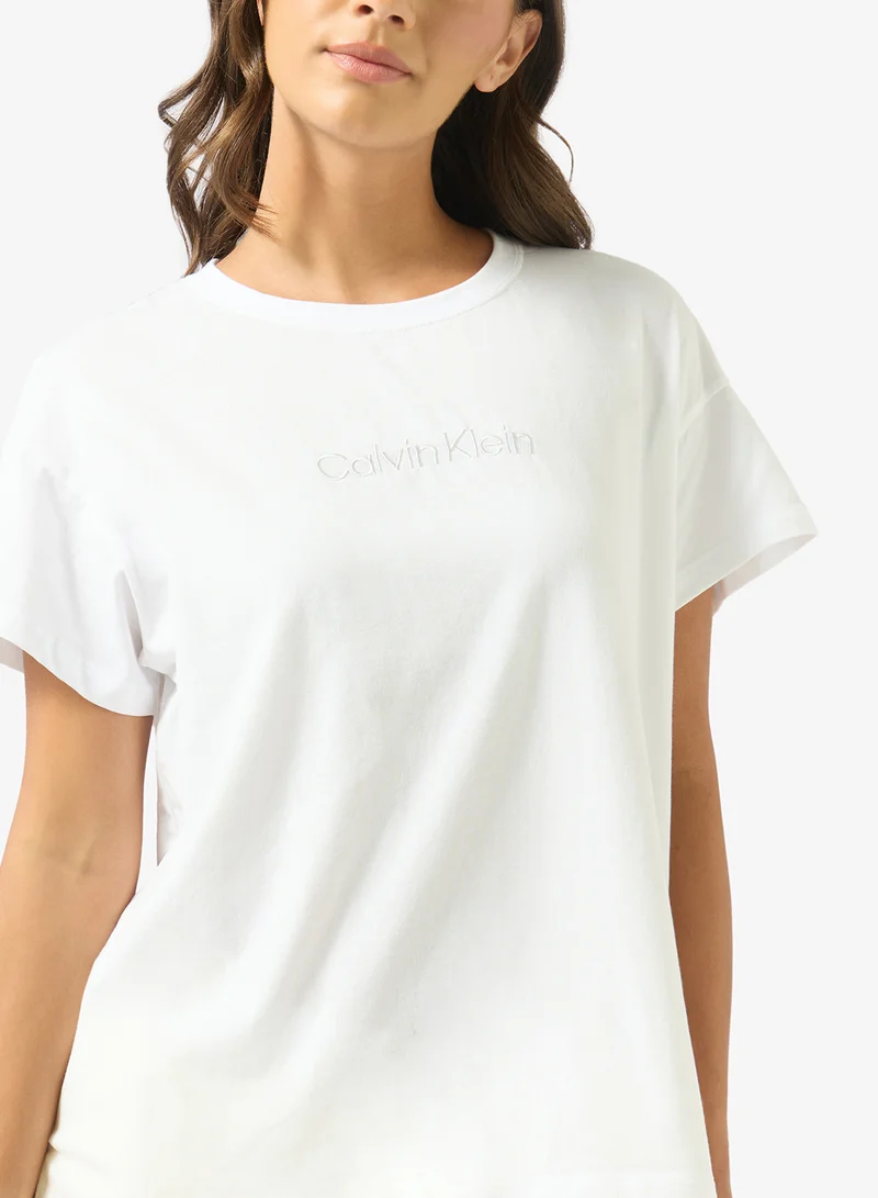 CALVIN KLEIN  Casual Crew Neck T-Shirt for Women | Best Price UAE