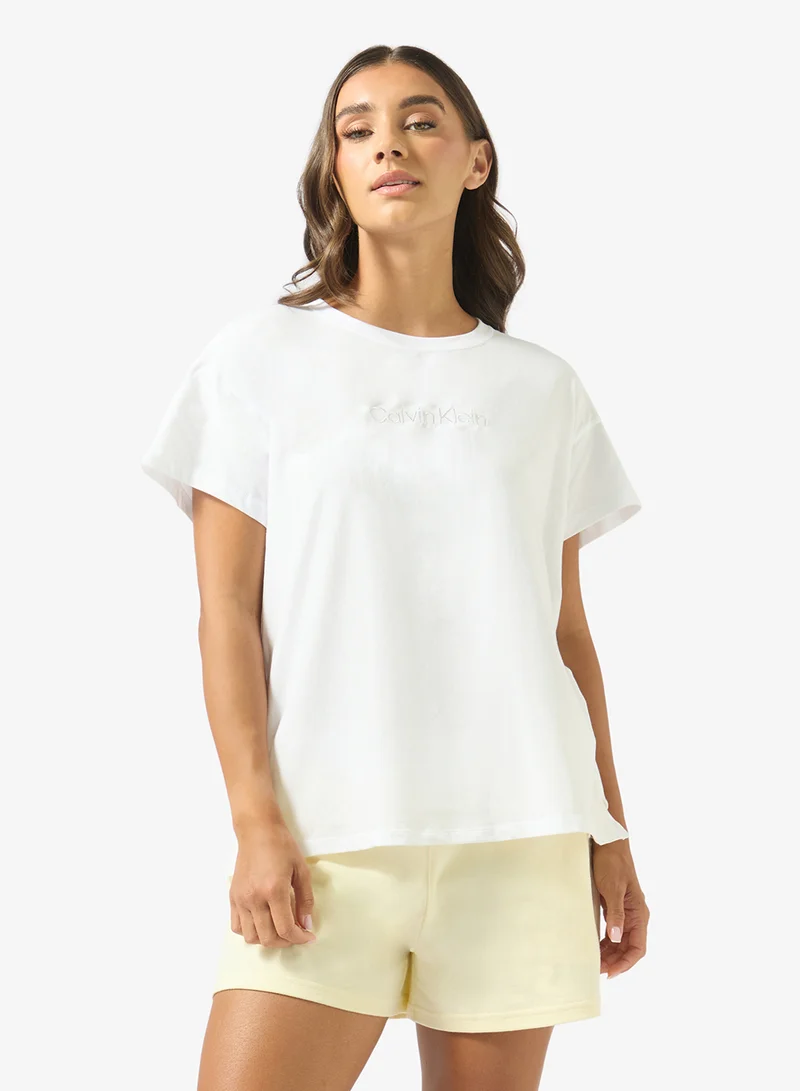CALVIN KLEIN Casual Crew Neck T-Shirt