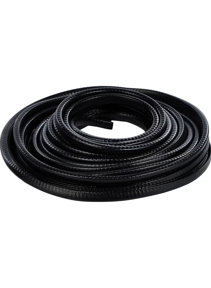 Classic Car Door Edge Guards, Rubber Clip Seal U Shape Edge Trim Guard Protection Car Metal Door Edge Protector Strip, Fit for SUV Sedan and Most Models (16.4 Ft(5M) No Glue Required (Black) - Image 1