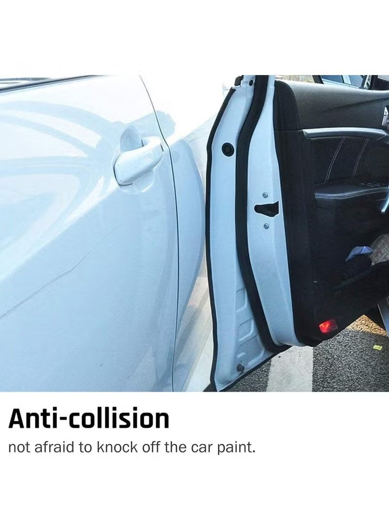 Classic Car Door Edge Guards, Rubber Clip Seal U Shape Edge Trim Guard Protection Car Metal Door Edge Protector Strip, Fit for SUV Sedan and Most Models (16.4 Ft(5M) No Glue Required (Black) - Image 3