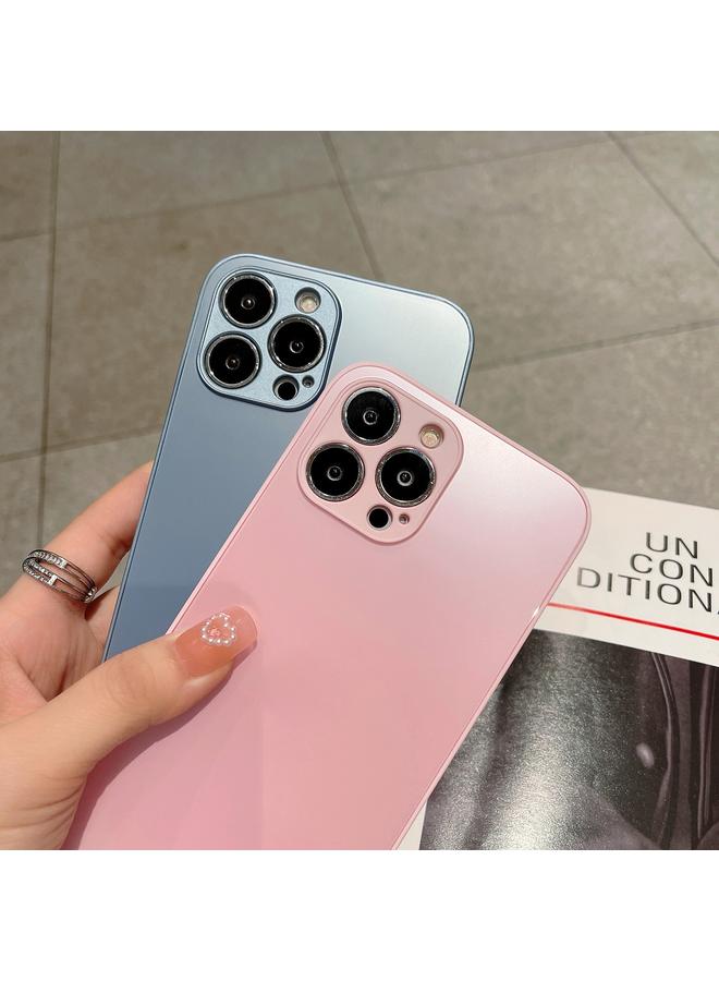 زبون جراب لهاتف iPhone 12 Pro Max مصنوع من الزجاج المقوى غير اللامع - Image 4