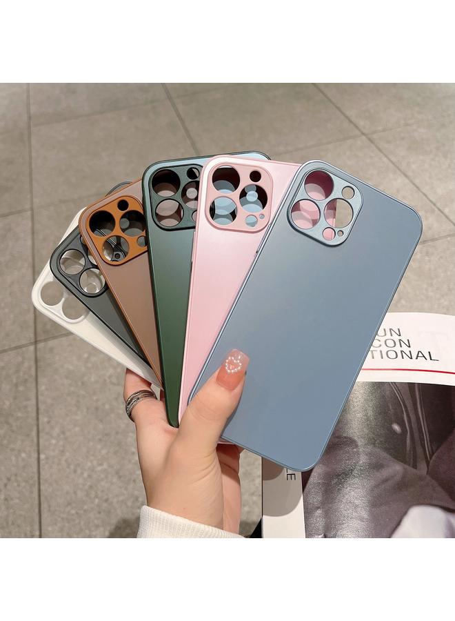 زبون جراب لهاتف iPhone 12 Pro Max مصنوع من الزجاج المقوى غير اللامع - Image 2