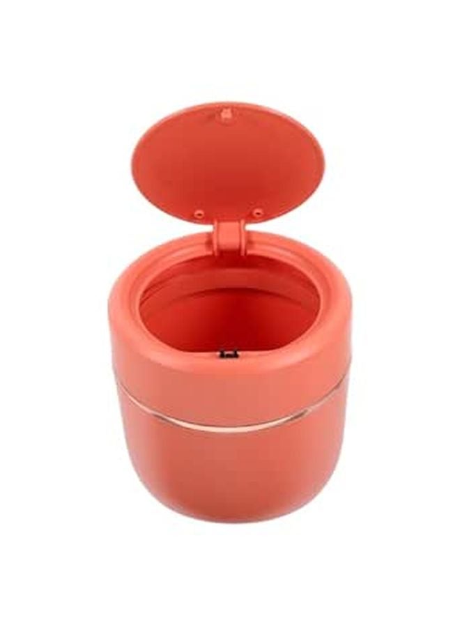 Mini Desktop Trash Can With Lid Compact Press Top Waste Bin For Office Kitchen - Image 1