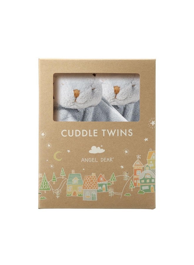 Angel Dear - Grey Bunny, Cuddle Twins Set - Image 1
