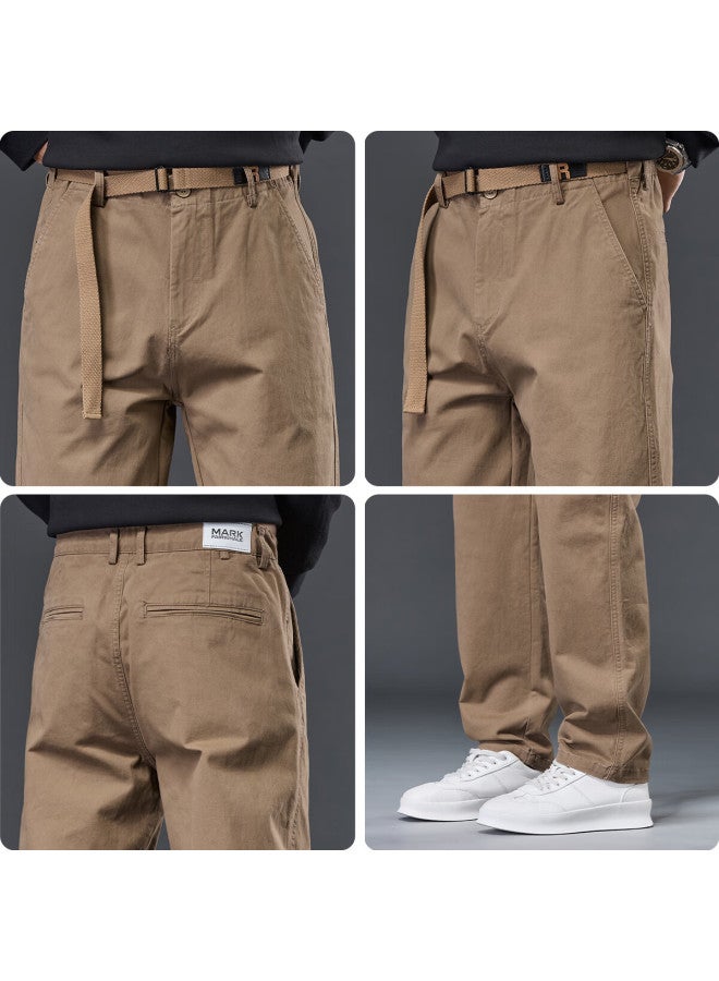 Mark Fairwhale High-end Pure Cotton Men's Casual Pants Spring New Loose Straight Business Casual Trousers For Men