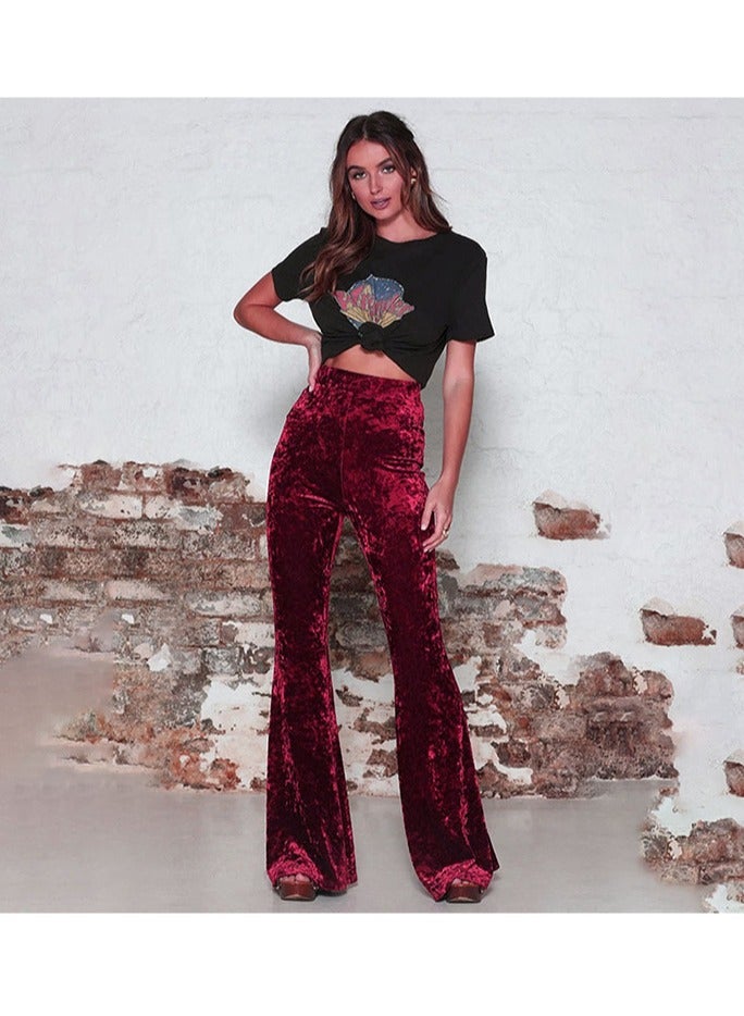 2023 Women's Pants High-Waisted Canary Casual Wide-Leg Pants  - Image 2
