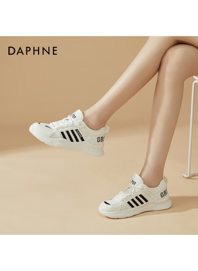 Daphne Soft-soled Sneakers For Women, Thick-soled Lightweight Fashionable Breathable Casual Running Shoes 4623303071 White 37 - Image 3