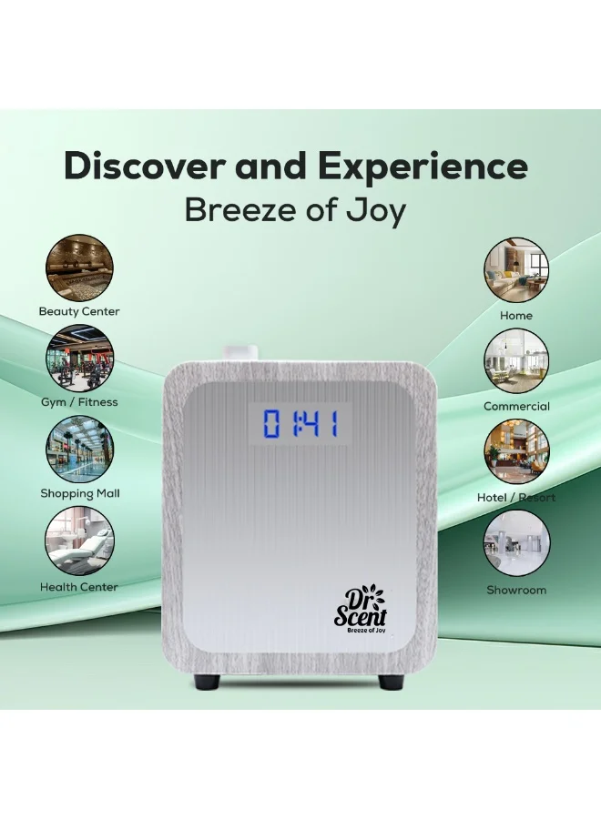 Dr Scent DR Scent Breeze of Joy Essential Oil Diffuser Fragrance Machine White (Medium)