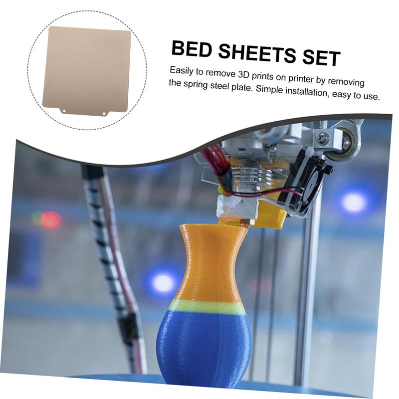 Steel Plate Hot Bed Set For 3D Printer Easy Removal High Precision Heating - Image 4