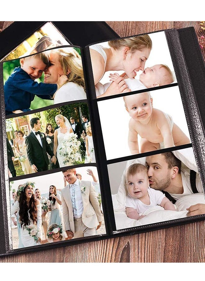 Joshberg Photo Albums,4x6 Inch 300 Pockets Picture Albums Photo Book,Horizontal Photos Leather Cover  - Image 2