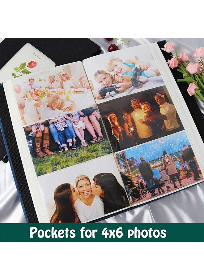 Joshberg Photo Albums,4x6 Inch 300 Pockets Picture Albums Photo Book,Horizontal Photos Leather Cover  - Image 4
