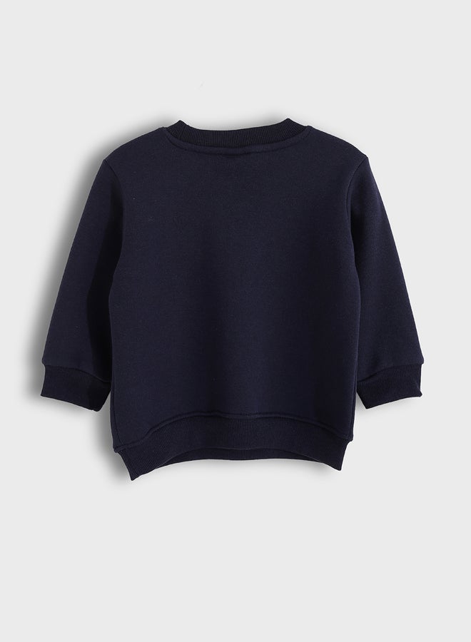 ال سي وايكيكي سويتر أولادي بياقة دائرية - Image 2