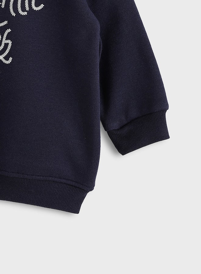 ال سي وايكيكي سويتر أولادي بياقة دائرية - Image 3