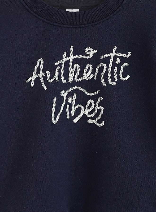 ال سي وايكيكي سويتر أولادي بياقة دائرية - Image 4