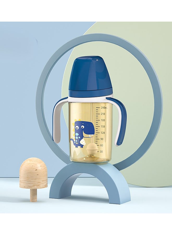 kiddoz 240Ml Baby Water Drinking Bottle With Anti-Choke Valve With Handle  - Image 5