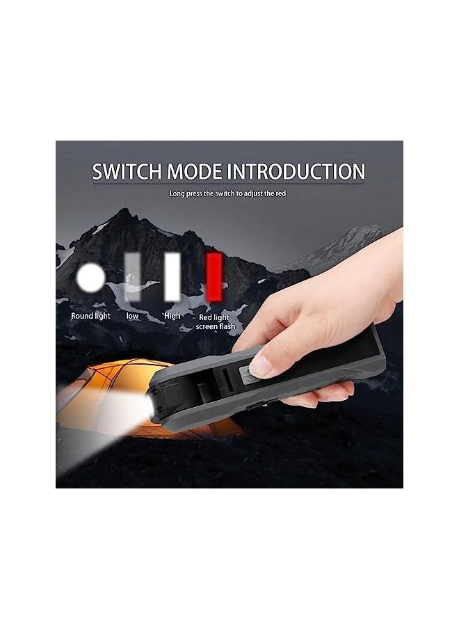 PROMASS promass Lifestyle Outdoor 5W Flashlight with Foldable Stand - Black/Sandy Brown  - Image 4