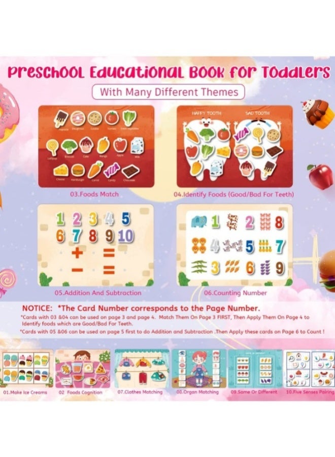 أف بي سي كتب مشغولة للأطفال الصغار ، كتاب مونتيسوري مشغول للأطفال لتطوير مهارات التعلم ، كتاب هادئ للمستوى المتقدم للأطفال الصغار ، ألعاب تعليمية ما قبل المدرسة للأولاد والبنات في سن 2-6 - Image 3