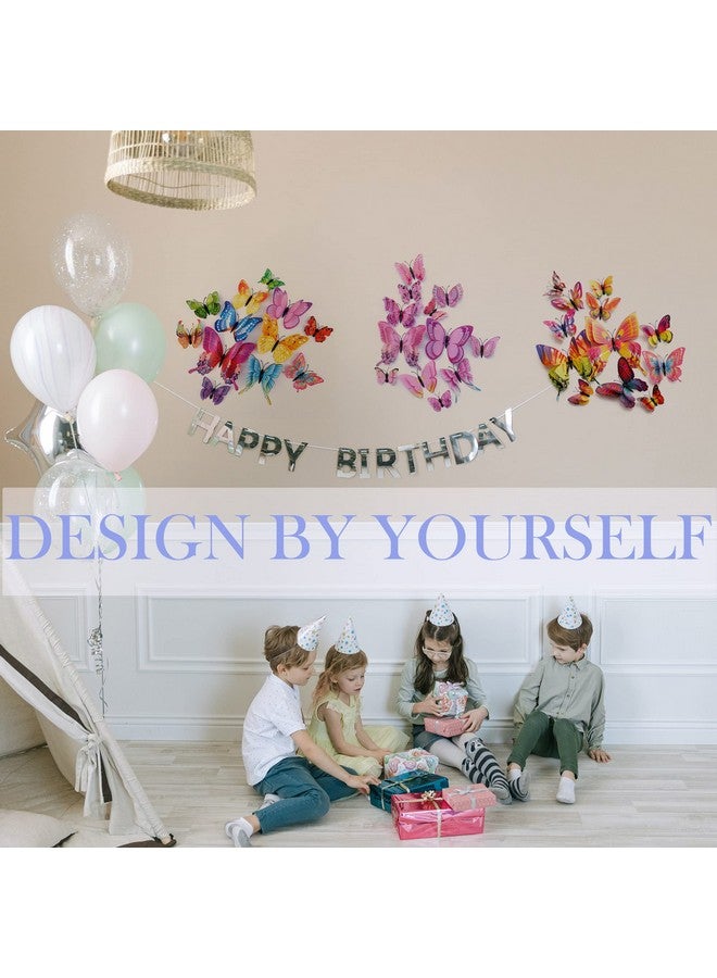 OPSEAM Butterfly Wall Decor 24/48 PCS, 3D Butterflies Stickers for Party Decorations with Magnets(Colorful, 24) - Image 5