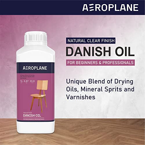 AEROPLANE - Danish Oil - Unique Linseed Oil Blend for Wood Finishing & Restoration - Natural Finish | 100 ML - Image 2