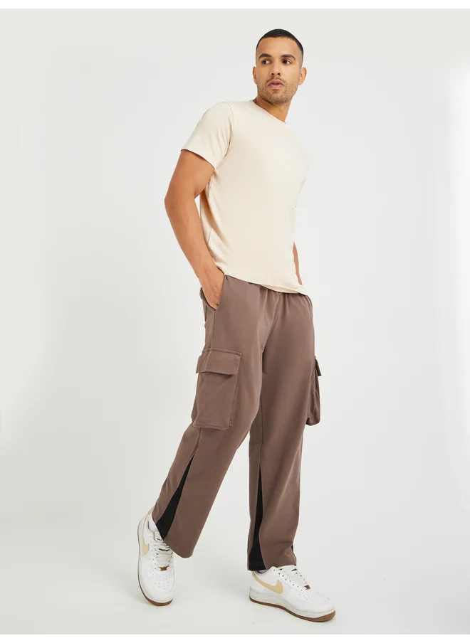 Styli Styli Solid Short Sleeve Crew Neck T-Shirt