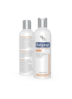 FIXDERMA 2% Salicylic Acid Salyzap Body Wash For Acne Non Foaming Exfoliant Acne On Back Upper Arms And Other Affected Body Parts Pimples Clean Pores Suitable For Acne Prone Skin 200Ml  - Image 2
