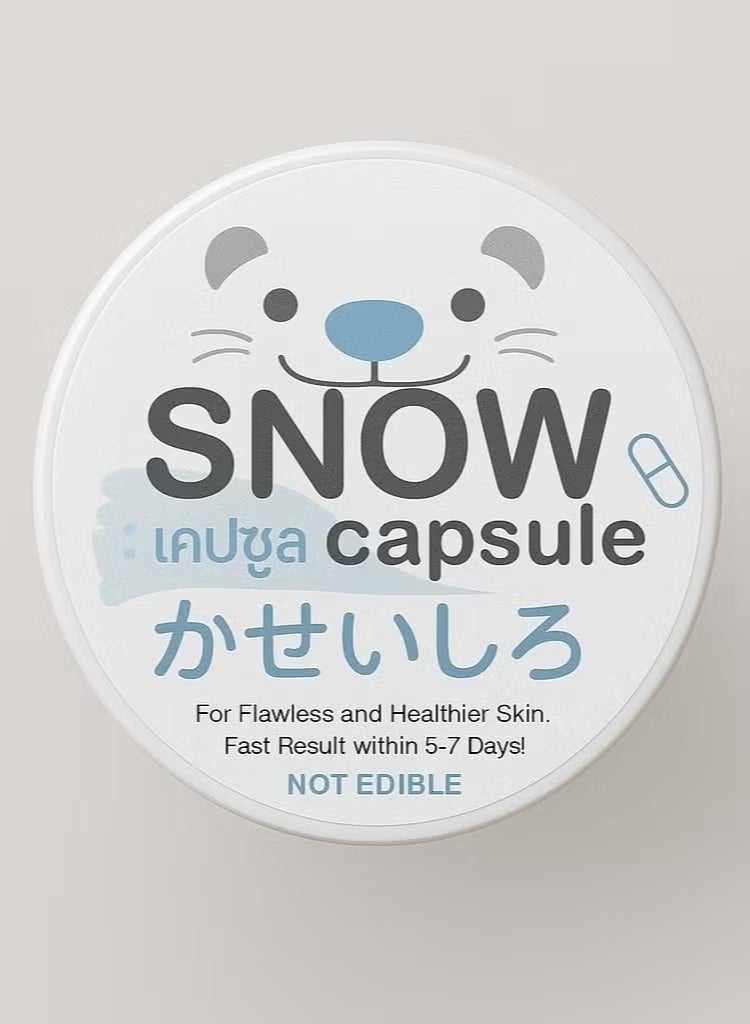 Snow Capsule – Skincare Lotion Enhancer | 30 Capsules (500mg) for Healthy & Bright Skin - Image 4