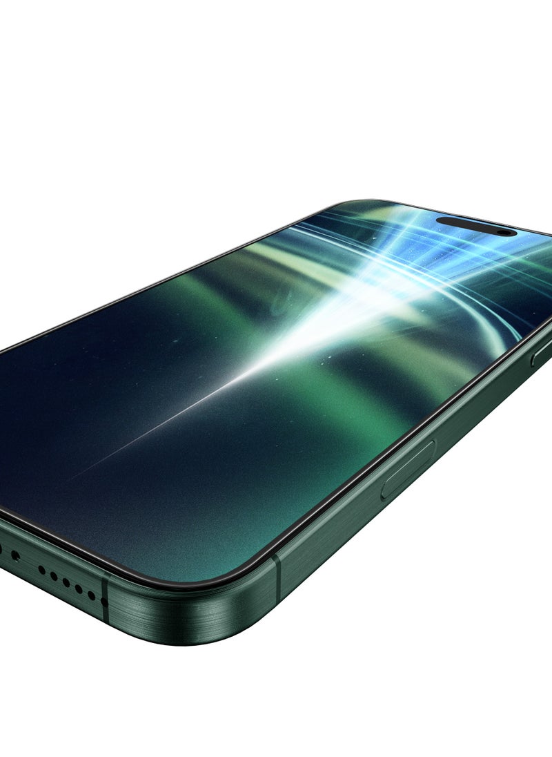 iPhone 16 Pro Max Privacy Glass Protector / 9H Steve Matte / Scratch Resistant / Anti-Peeping / Anti Fingerprint / Grease Resistance / Highly Responsive / Oleophobic Coating - Clear