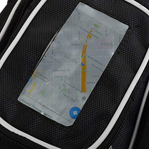 SELVIKE Motorcycle Tank Bag, Universal Waterproof with Strong Magnetic Gas (Tank Bag with Phone Window) | Nylon - Image 4