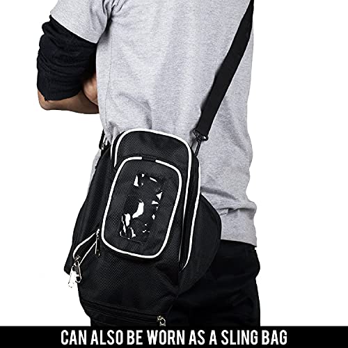 SELVIKE Motorcycle Tank Bag, Universal Waterproof with Strong Magnetic Gas (Tank Bag with Phone Window) | Nylon - Image 3