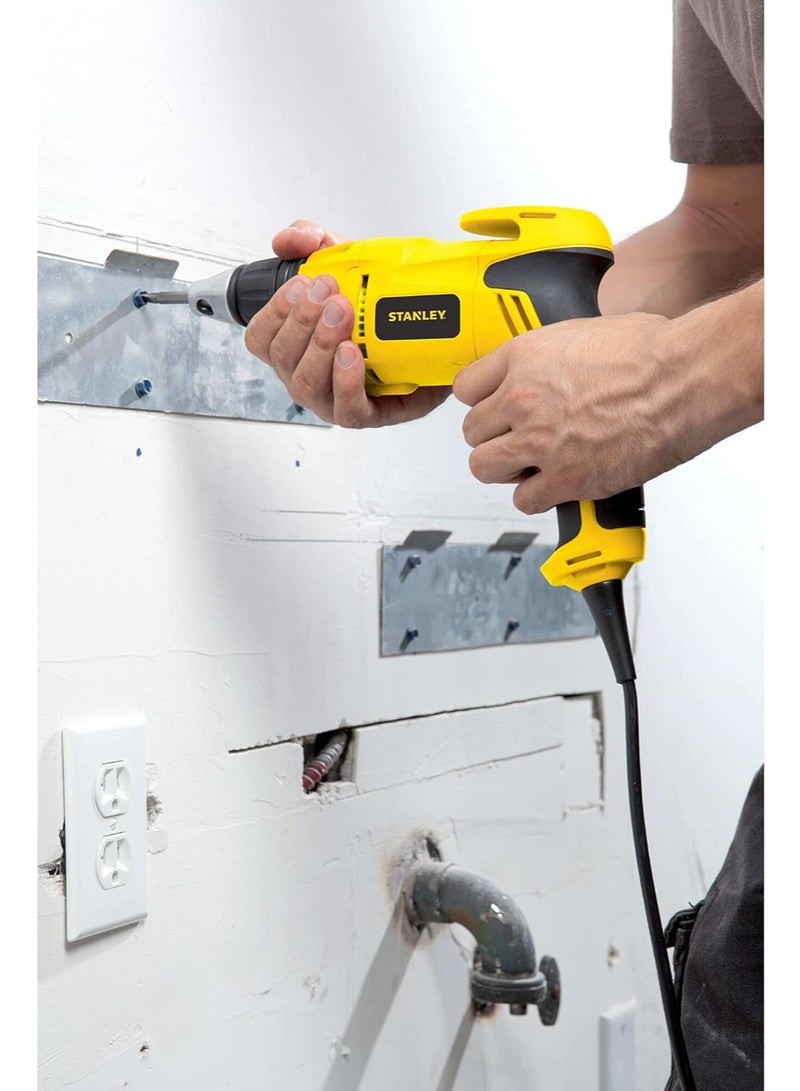 ستانلي مفك براغي ستانلي كهربائي للجدار والجبس بورد وكافة اعمال التركيب 520 وات . - Image 4