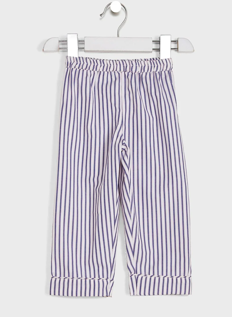 Nautinati Striped Cotton Night Suit