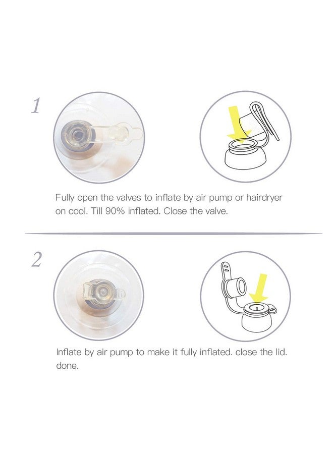 Novelty Place 2 Pcs Jumbo Inflatable Dice, 20" White and Black Giant Dice for Indoor and Outdoor Broad Game, Ludo and Pool Party - Image 5