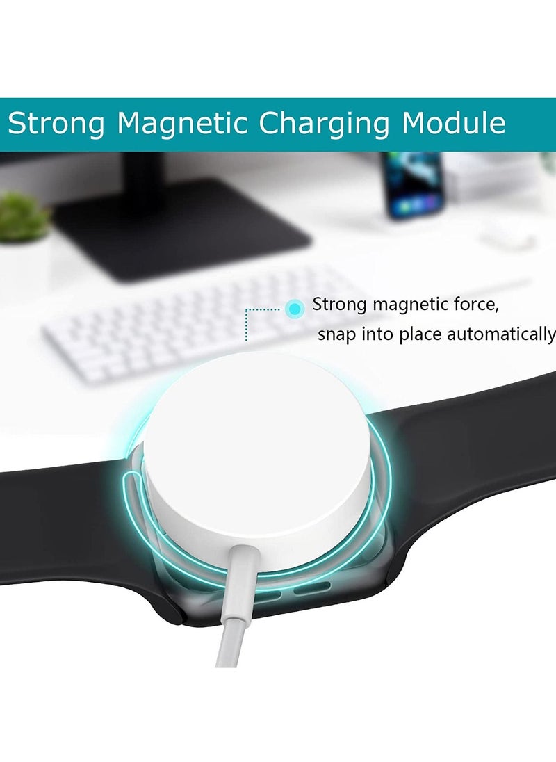 Generic - DPL Portable Smart USB Watch Charger Cable for Apple iWatch (Series 5/4/3/2) - White - Image 1