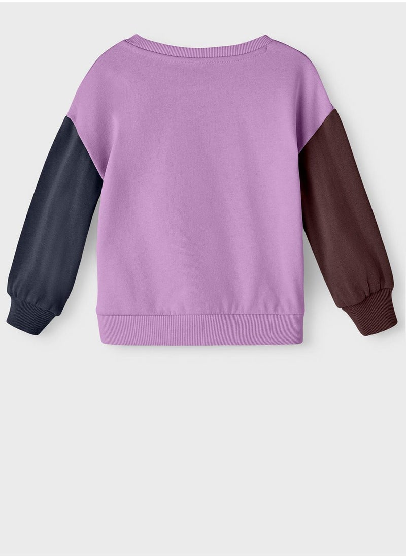 NAME IT - Kids Colourblock Sweatshirt - Image 1